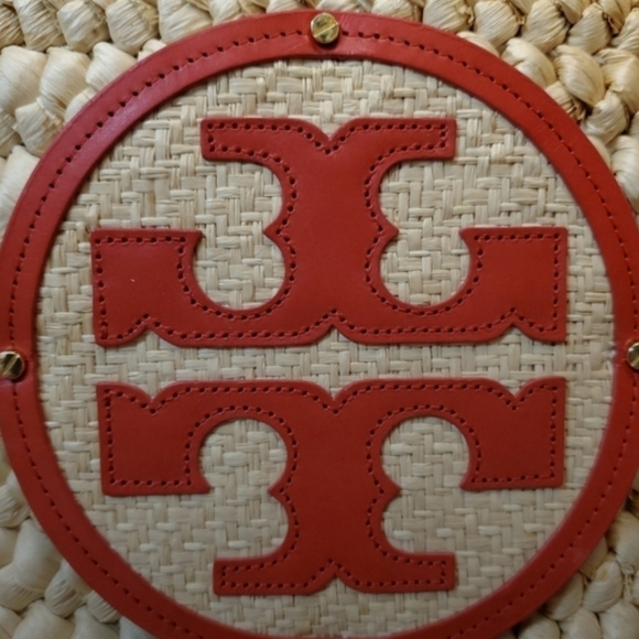 Tory Burch Woven Raffia/Straw Tote Bag Large - Picture 2 of 12